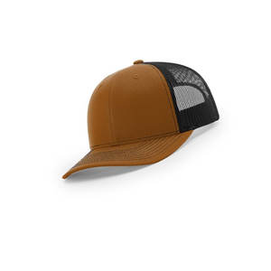 Gorra Trucker Dorada Mostaza con Logotipo Personalizado, Malla Negra Trasera, Cierre Ajustable, Venta al por Mayor, Gorra de Béisbol Deportiva Amarilla de 5 Paneles para Hombre y Mujer - Product Image 2