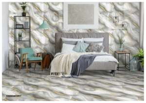 กระเบื้องพอร์ซเลนเคลือบเงาคุณภาพสูง ขนาด 600x1200 มม. ผิวขัดเงา สำหรับตกแต่งผนังและพื้นสถาปัตยกรรมสมัยใหม่ - Product Image 2