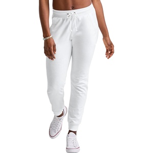 Pantalon de survêtement en molleton surdimensionné pour femmes Streetwear pantalon de survêtement décontracté pantalon de survêtement en coton uni taille élastique fermeture poches - Product Image 1