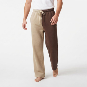 Pantalon de jogging surdimensionné personnalisé pour homme, coupe droite, en tissu épais, avec cordon de serrage, couleur unie - Product Image 2