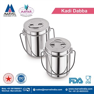 Recipiente de Almacenamiento de Alimentos de Acero Inoxidable Kadi Dabba - Product Image 2