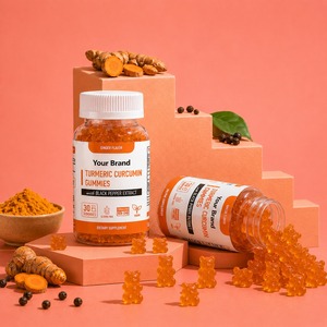Gomitas de Cúrcuma con Curcumina de Marca Privada OEM para el Apoyo de las Articulaciones y la Inmunidad - Product Image 2