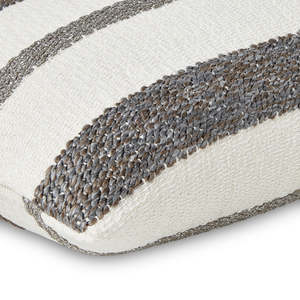 Terra 056 Striped <b>Decorative</b> <b>Pillow</b> Cover Washable Minimalist Style Insert IncludedEnvelope Closure for Home Decor and <b>Throws</b> - Product Image 1