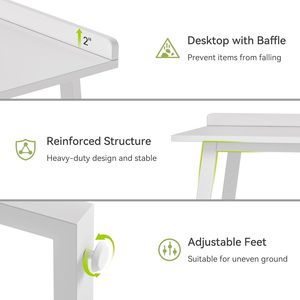 <b>Computer</b> <b>Desks</b> Makeup Vanity with Unique Design and Functionality - Product Image 5