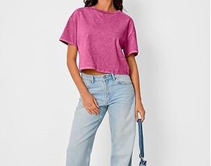 T-shirts courts pour femmes, tendance estivale, manches courtes, design tendance, bonne qualité, respirants, best-sellers - Product Image 5