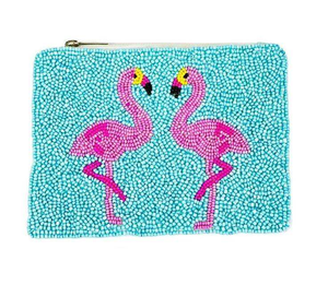 Preppy Beaded Eco-Friendly Summer Coin Purse Pouch Vintage <b>Lady</b> Fashion Wallet Zipper Detachable Strap Flowers - Product Image 5