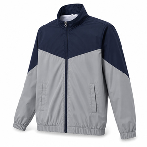 Wholesale Slim Fleece Lined Polyester/<b>Nylon</b> Winter Bomber <b>Jacket</b> <b>Men</b> Lightweight Outdoor Waterproof Hooded Sportswear OEM - Product Image 2