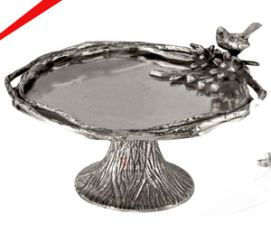 Elegant Handmade <b>Round</b> Metal Two Tier Cake Stand with Strong Frame for Pastry Display and Celebration <b>Table</b> - Product Image 5