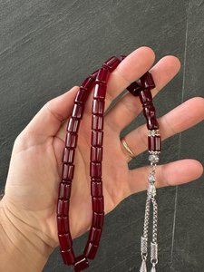 High Quality Polished <b>Resin</b> Traditional Muslim Tasbih Islamic Prayer Beads Angel Eco Friendly Chain Necklace <b>Resin</b> <b>Crafts</b> - Product Image 6