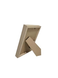 Cadre photo en bois massif bicolore fait main et écologique Rehman Craft avec façade en verre et support en bois massif pour affichage sur table ou mural - Product Image 5