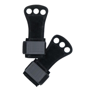 Poignée de gymnastique en cuir de qualité supérieure à 3 trous, offrant une construction robuste, un ajustement confortable et un meilleur contrôle pour la gymnastique - Product Image 2