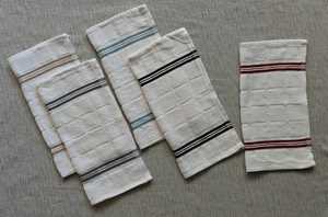 Serviettes en coton tissé de qualité supérieure, écologiques |   Linge de table durable tissé à la main pour mariages et dîners élégants - Product Image 5