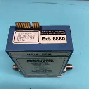 UNIT UFC-<b>1660</b> MFC, Range 3.5 SLM, He GAS, 173073 - Trusted Global Legacy Semiconductor Equipment and Parts at - Product Image 4