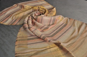 Estolas de Lana Fina con Teñido Espacial Zari, Bufanda Larga de Invierno Tejida, Bufanda Larga Tradicional de Cachemira - Product Image 6