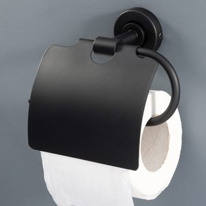 Porte-rouleau de papier essuie-tout mural en métal solide de haute qualité, pour cuisine et salle de bain - Product Image 1
