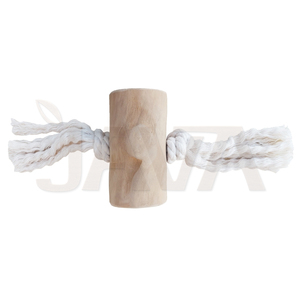 Juguete Masticable para Perros de Madera Dura Ecológico, Diseño de Mariposa CW, Sostenible, Tamaño XL, para Limpieza de Dientes y Ejercicio - Product Image 1