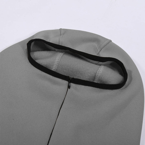 Sweat-shirt à capuche unisexe en polaire Sherpa épais, anti-plis, avec fermeture éclair quart de tour personnalisée, masque ninja, hiver 100% - Product Image 3