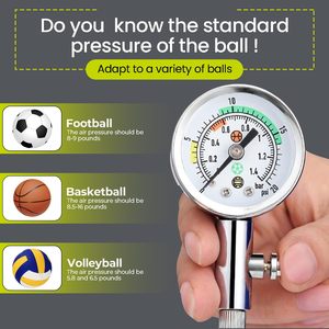 Ball Pressure Gauge with Rubber Bladder High Air Retention Carry Bag - Product Image 4