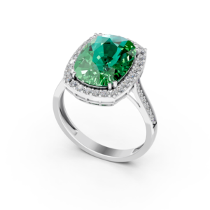 Anillo de Plata 925 con Diamante de Laboratorio para Mujer, Certificado IGI, RJC, ODM, OEM, Fabricante Ético, Venta al Por Mayor, E201342 - Product Image 4