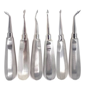 เครื่องมือถอนรากฟันแบบแมนนวลทำจากสแตนเลส ได้รับการรับรองมาตรฐาน CE คุณภาพสูง ใช้ซ้ำได้ น้ำหนักเบา - Product Image 1