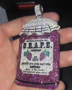 จี้รูปตัวอักษรคลาสสิกประดับเพชรทรงกลม 3.30 กะรัต ทำจากเงินสเตอร์ลิงชุบทอง 14K สองสี เหมาะสำหรับงานปาร์ตี้ ใช้ได้ทั้งผู้หญิงและผู้ชาย - Product Image 3