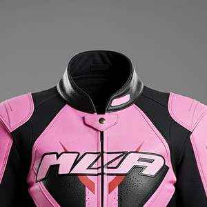 Vestes de moto en cuir véritable sur mesure pour femmes, design personnalisé, veste de motard pour adultes - Product Image 3