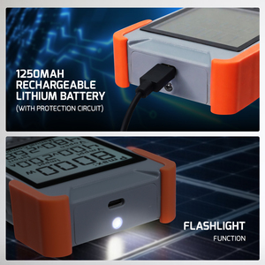 Compteur de puissance solaire MPPT haute précision 2000W, multimètre pour panneau photovoltaïque 3V-90V 40A avec écran LCD et batterie rechargeable 1250mAh - Product Image 5