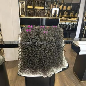 Venta al por mayor 12A Extensiones de cabello humano natural brasileño e indio sin procesar Paquetes naturales a granel - Product Image 1
