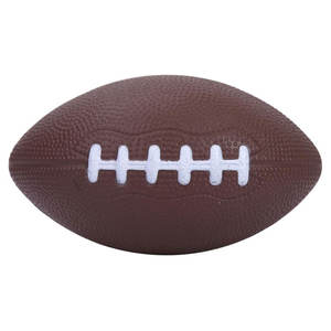 Ballon de rugby personnalisé avec logo imprimé, léger, facile à saisir, en matériaux de qualité supérieure, en vente en ligne - Product Image 1