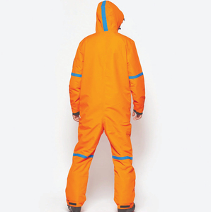 Mono de Esquí Unisex Naranja, Impermeable, Cortavientos, Transpirable, con Capucha y Cremallera Frontal, de Poliéster, para Invierno, de una Pieza, para Adultos - Product Image 2
