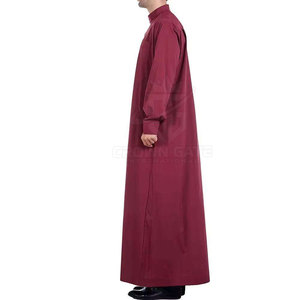 Custom Logo Design Muslim Robes With Soft Fabric Elegant Design Modest Clothing For <b>Men</b> Casual And Formal Wear - Product Image 4