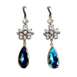 ต่างหูห้อยชุบทองและ925จากนักออกแบบทำด้วยมือเครื่องประดับแฟชั่นสำหรับผู้หญิง - Product Image 1