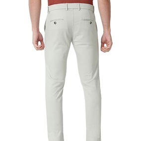 High Quality Quick Dry Solid Color Vintage Fashion Stylish Men Chino Pants Office <b>Working</b> Streetwear Durable Wash Men Chino Pant - Product Image 3