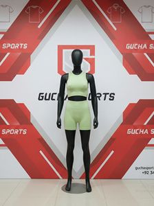 Seamless <b>women</b> gym <b>set</b> breathable stretch fabric high waist <b>shorts</b> and sports bra, supportive fit, moisture wicking gym <b>set</b> - Product Image 2