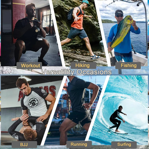 Personnalisez votre propre rashguard respirant à manches longues pour homme, taille plus, imprimé par transfert thermique, tissu polyester de haute qualité - Product Image 5