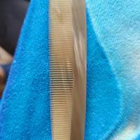 Peigne démêlant à dents larges en corne de vache, fait main, écologique, antistatique, pour hommes et femmes
