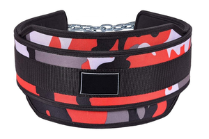 เข็มขัดยกน้ำหนักแบบปรับได้สำหรับทุกเพศ ยี่ห้อ TROUT APPAREL รุ่นใหม่ล่าสุด ลายพราง ผลิตจากนีโอพรีน ระบายอากาศได้ดี ทนทาน เหมาะสำหรับยกน้ำหนักและเพาเวอร์ลิฟติ้ง ขายส่ง - Product Image 5