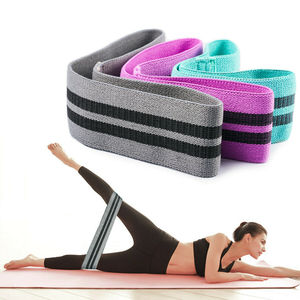 Ensemble de bandes de résistance en tissu pour les hanches et les fessiers, idéal pour les squats, les fentes, l'entraînement des jambes et des parties inférieures du corps, pour la gym, le fitness et l'exercice à domicile - Product Image 6