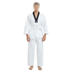 Uniforme de Taekwondo al Mejor Precio para Niños y Adultos, Trajes TKD de Color Personalizado, Conjunto de Dobok Transpirable para Entrenamiento de Artes Marciales y Karate - Product Image 1