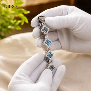 Vintage VVS1 Moissanite <b>Bracelets</b> Unisex Cross Chain 925 Sterling <b>Silver</b> Hip Hop GRA Certified Gift - Product Image 5