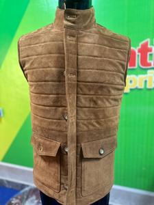Chaleco de Cuero de Gamuza Tony Brown para Hombre, Corte Regular, Suave, Transpirable, Resistente al Viento, Casual y Elegante, Diseño 3D, Nueva Llegada al Por Mayor - Product Image 2