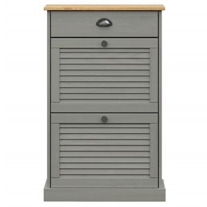 Scarpiera in legno massello 23.6 \ "x13.8 \" x37.8 \ "attraente scarpiere - Product Image 5