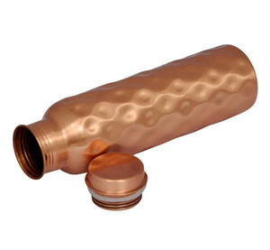 Bouteille d'eau en cuivre pour la cuisine, la table et les voyages – Qualité supérieure, personnalisable - Product Image 6