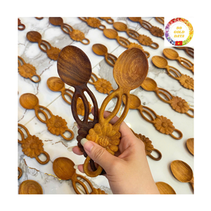 Wooden <b>Spoon</b> | Acacia Wood Coffee <b>Spoon</b> | Long Handle | Custom Logo | OEM Supplier - Product Image 1