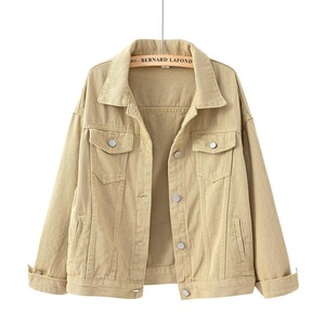 Chaqueta de Mezclilla Roja Bernard Lafond, Cuello Camisero, Cierre de Botones, Corte Regular, Otoño, Unisex, Algodón - Product Image 2