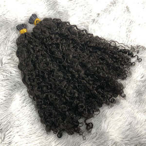 Extensiones de Cabello Humano Remy Rizado de Lujo, Textura Natural Suave, Rizos Voluminosos y Elásticos para Mujeres, Proveedor Indio, Suministro al por Mayor - Product Image 1