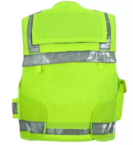 Gilet de sécurité haute visibilité pour les premiers secours, vêtements de travail réfléchissants pour la sécurité et les urgences avec logo personnalisé, gilet de sécurité haute visibilité - Product Image 4
