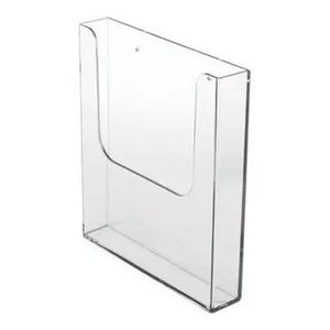 Support de journaux haut de gamme, organisateur élégant en acrylique, présentoir minimaliste pour livres, porte-documents transparent en acrylique pour la maison - Product Image 1