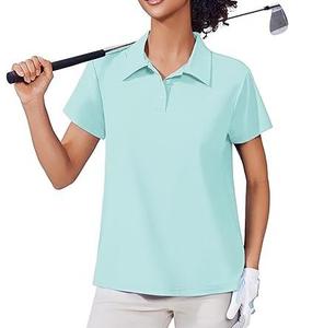 Polo à manches courtes personnalisé à séchage rapide, col à revers, broderie du logo de l'équipe, uniforme de travail, chemise de travail pour femmes - Product Image 5
