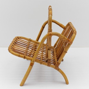 Estante para revistas de ratán, soporte para almacenamiento de libros, soporte para periódicos, estantes para organizar la oficina - Product Image 2